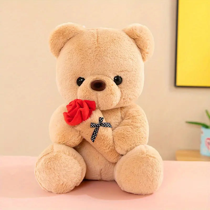 Bear Plushy With a Rose